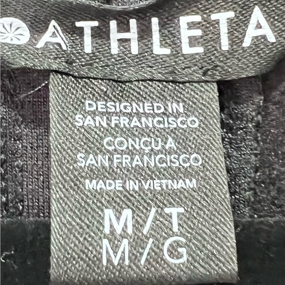 Athleta balance Black V-Neck Romper M - Picture 3 of 11